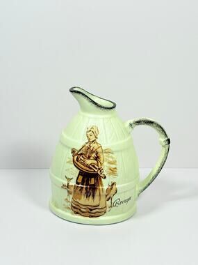 Vintage REC Castelroux France Ceramic Pitcher